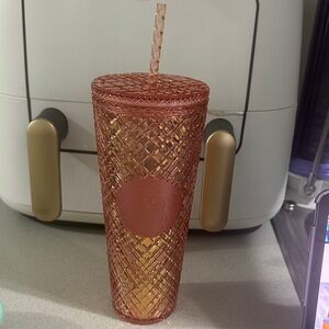 Starbucks Rose Tumbler with Straw